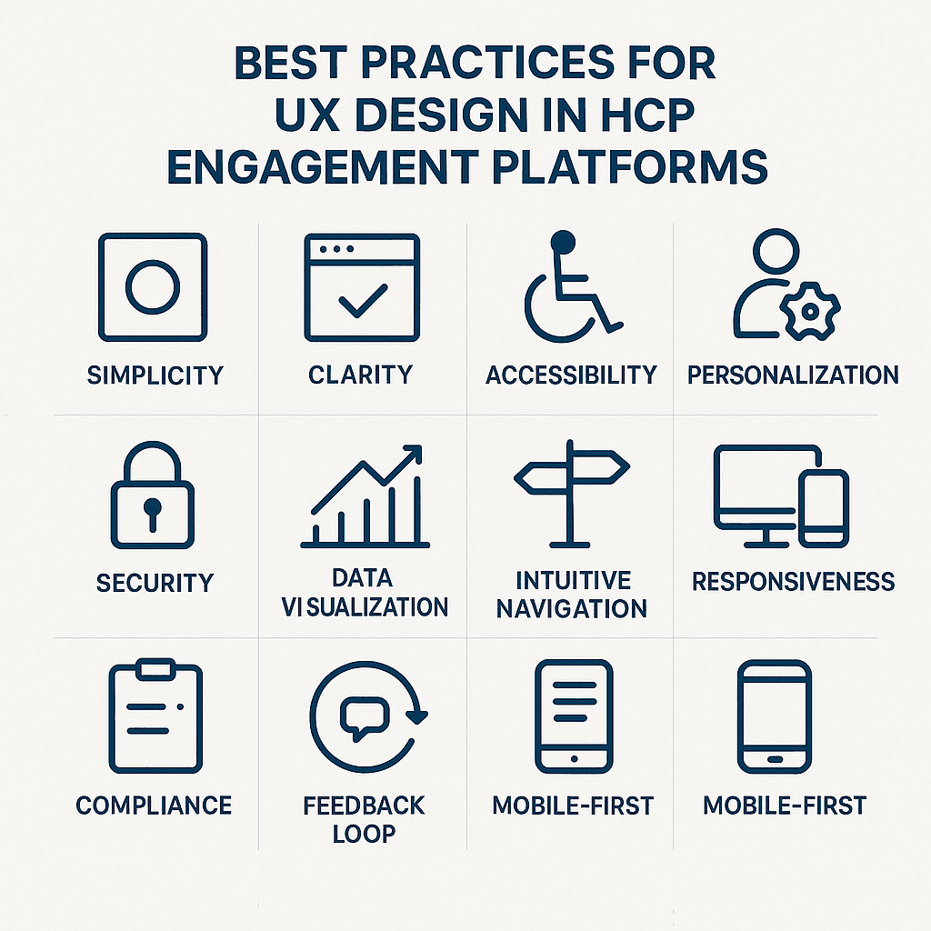 UX Best Practices for HCP Engagement Platforms