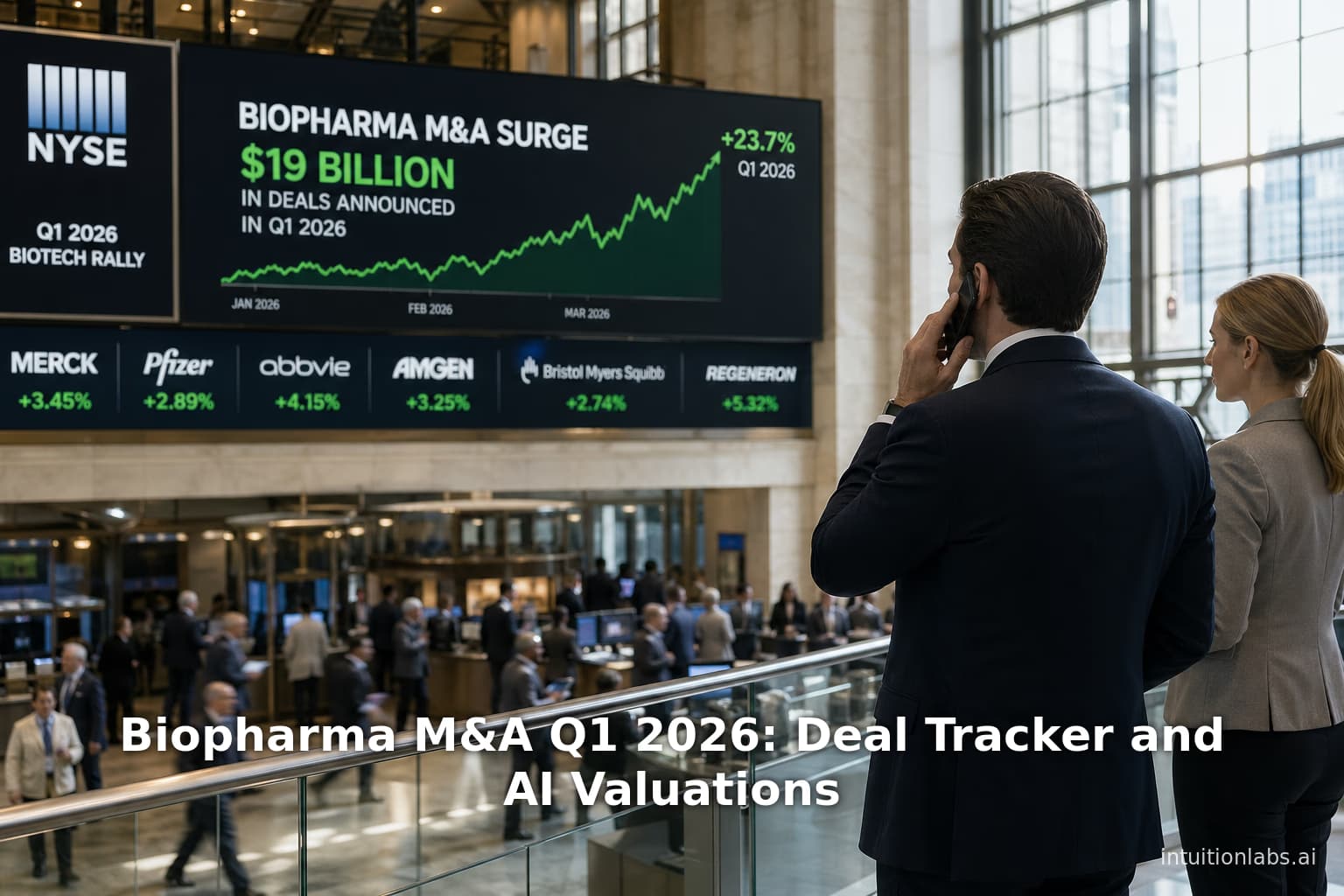 Biopharma M&A Q1 2026: Deal Tracker and AI Valuations