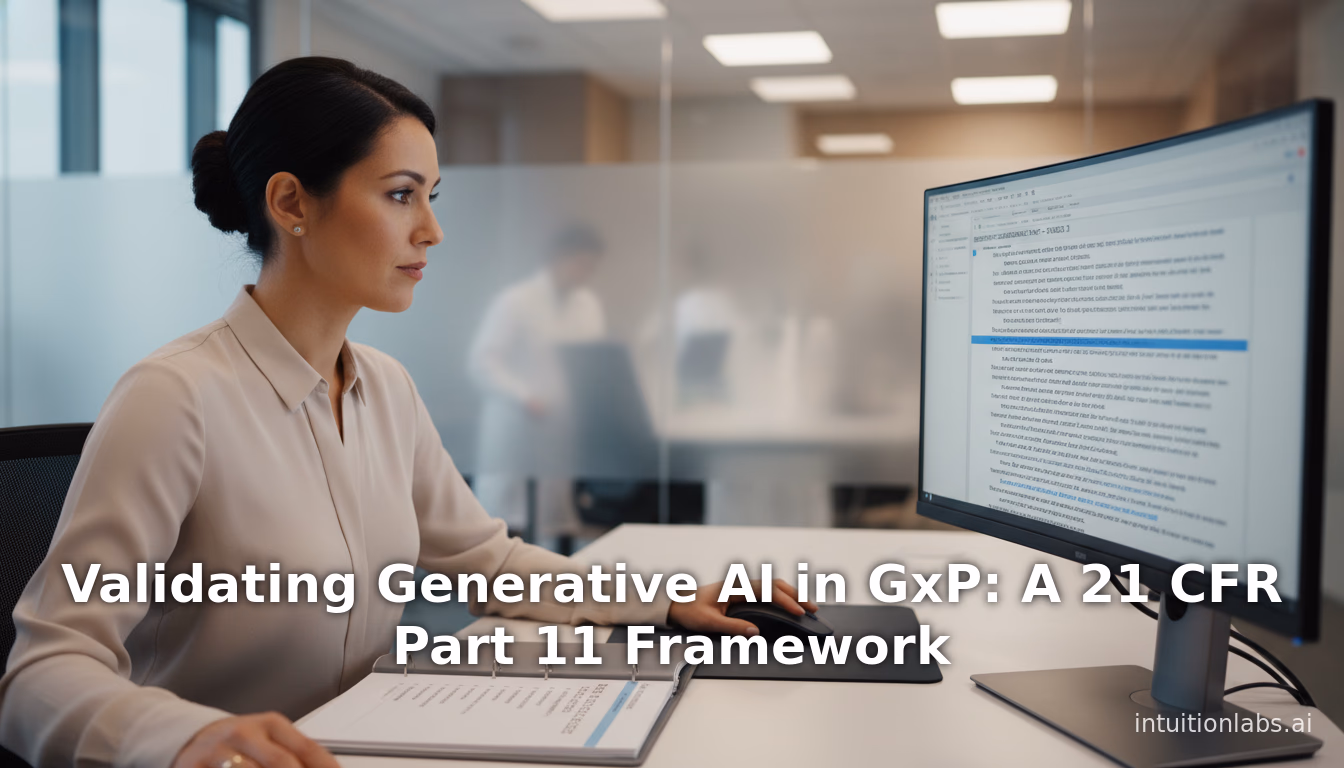 Validating Generative AI in GxP: A 21 CFR Part 11 Framework