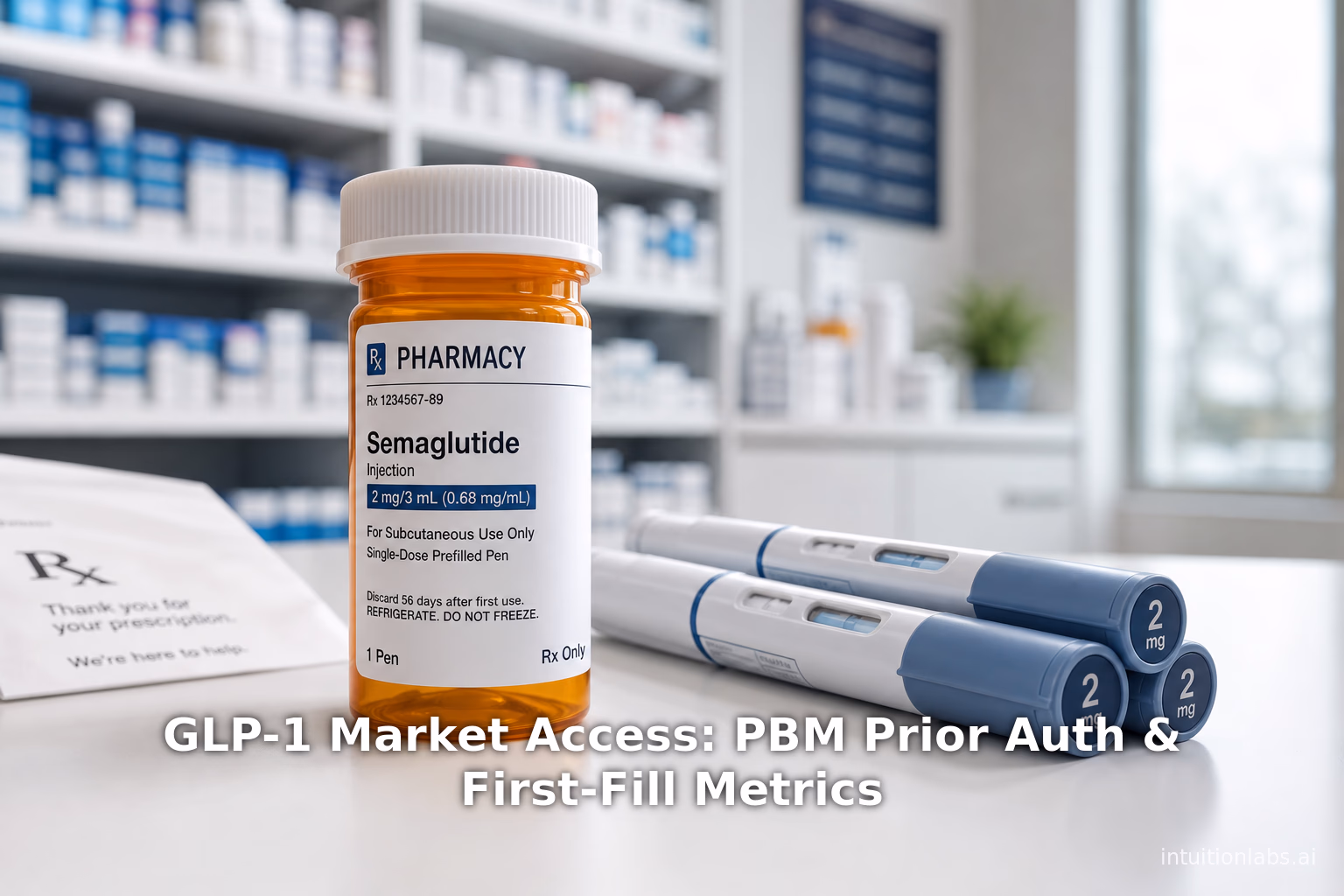 GLP-1 Market Access: PBM Prior Auth & First-Fill Metrics