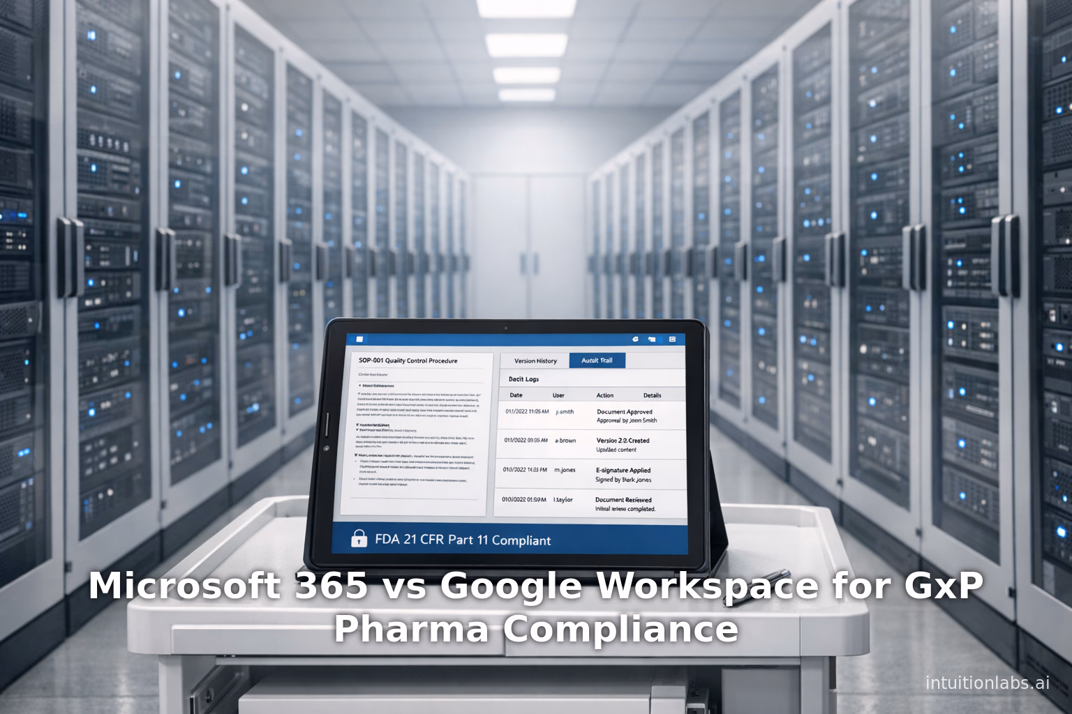 Microsoft 365 vs Google Workspace for GxP Pharma Compliance