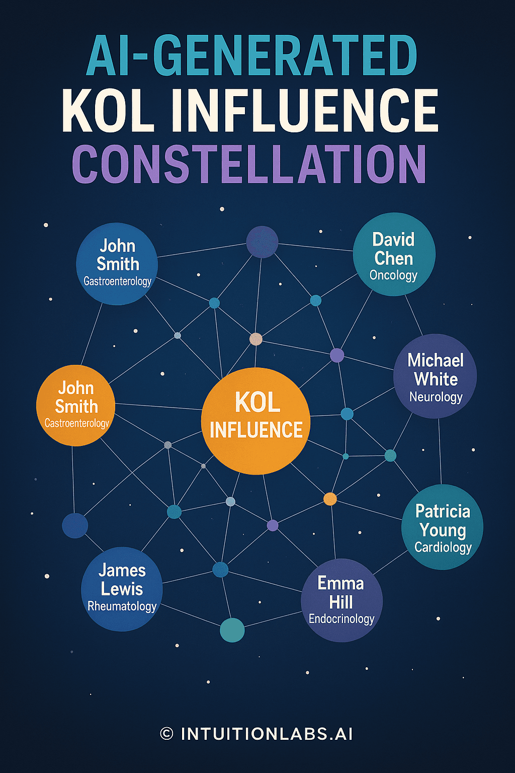 AI-Generated KOL Influence Constellation of Medical Professionals