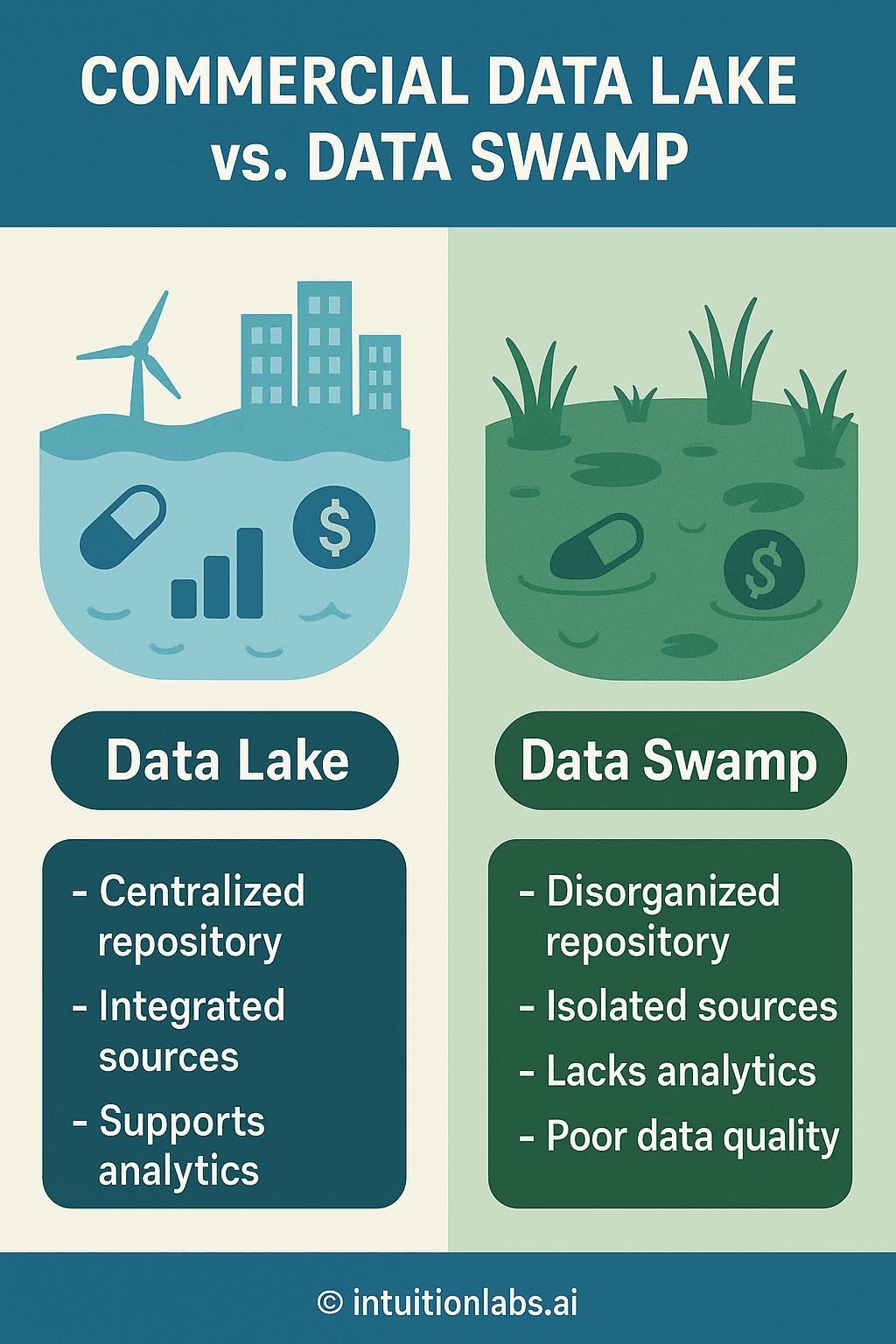 Data Lake vs. Data Swamp: A Commercial Comparison