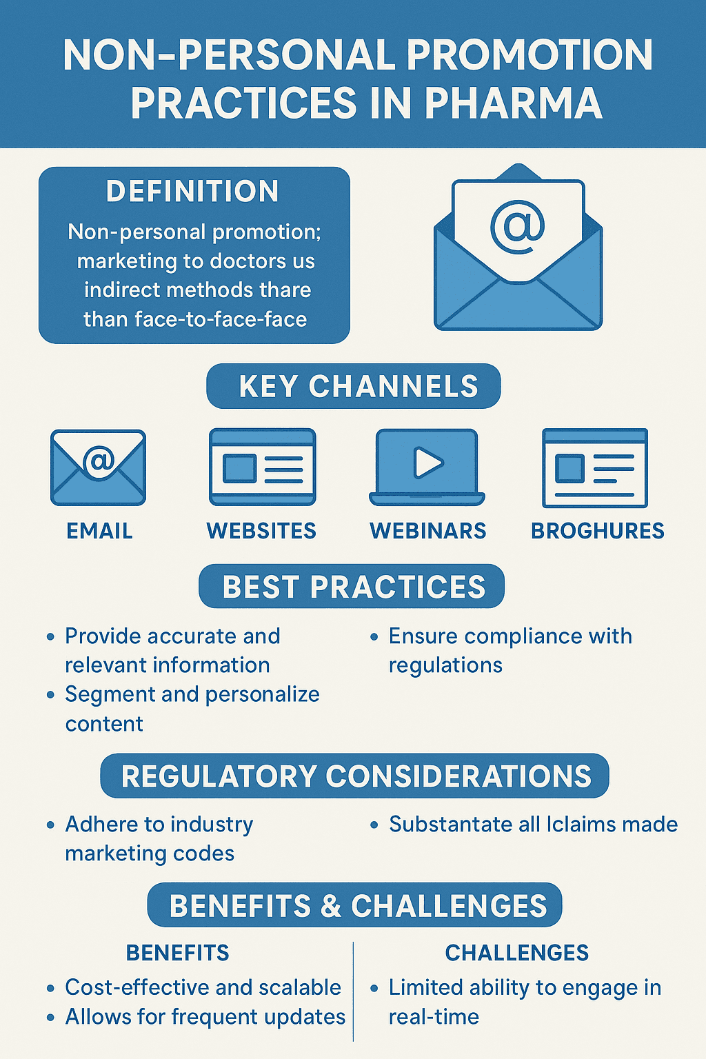 Non-Personal Promotion Practices in Pharmaceutical Marketing to Doctors