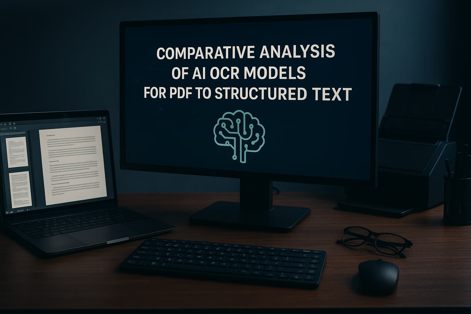 Comparative Analysis of AI OCR Models for PDF to Structured Text