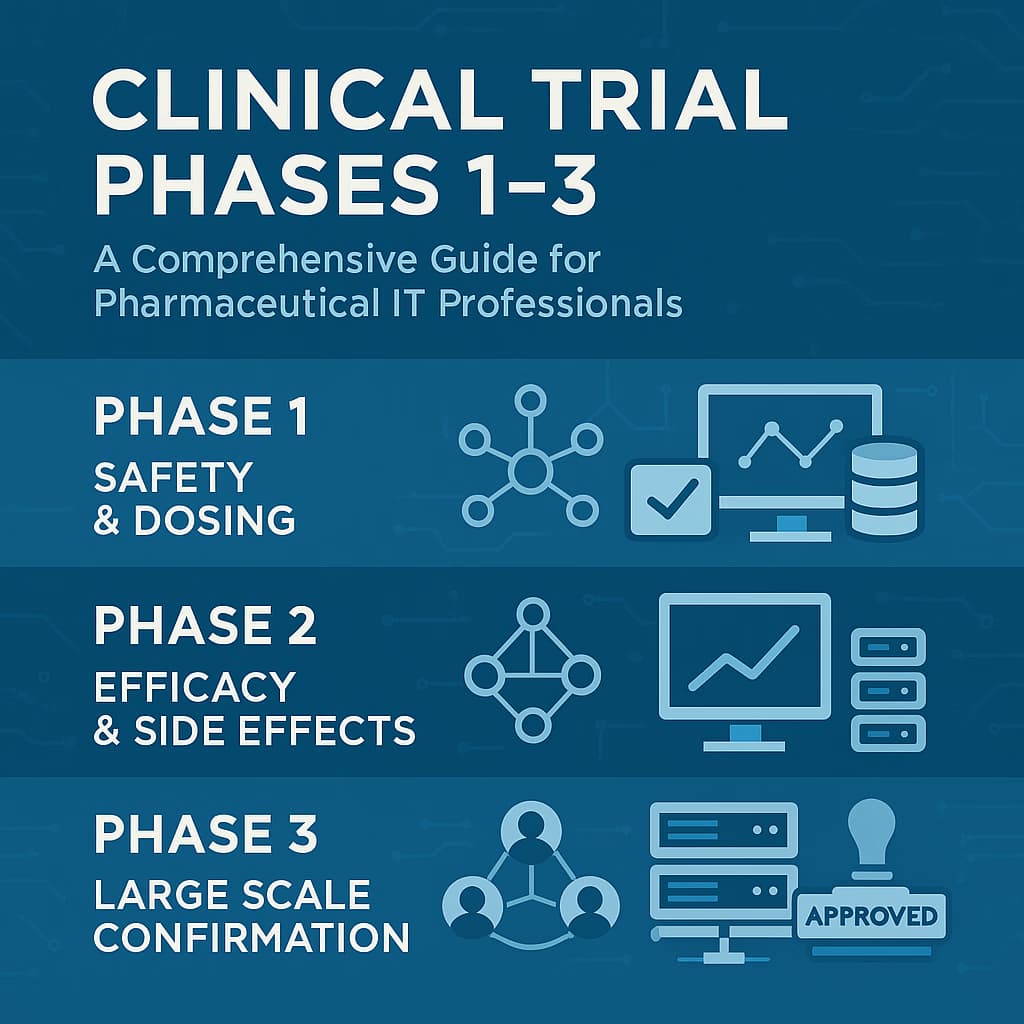 Clinical Trial Phases 1–3: A Comprehensive Guide for Pharmaceutical IT Professionals
