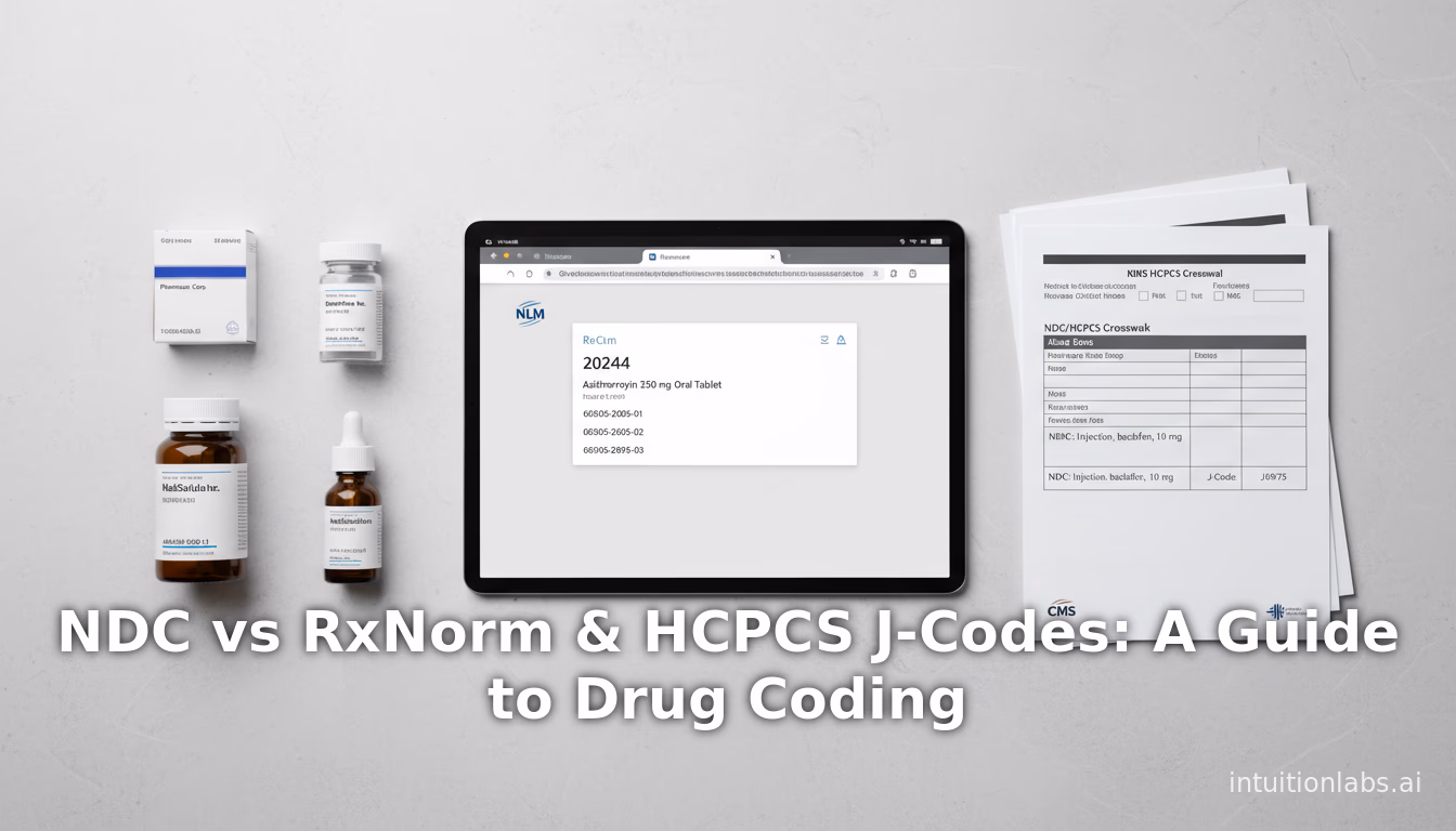 NDC vs RxNorm & HCPCS J-Codes: A Guide to Drug Coding