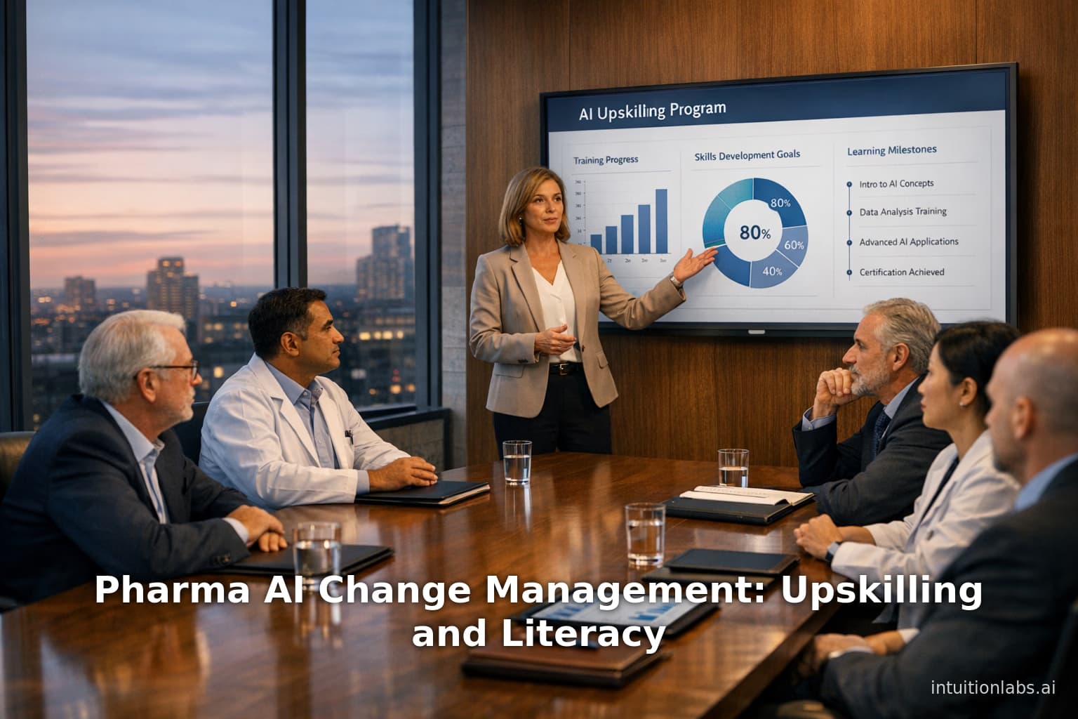 Pharma AI Change Management: Upskilling and Literacy