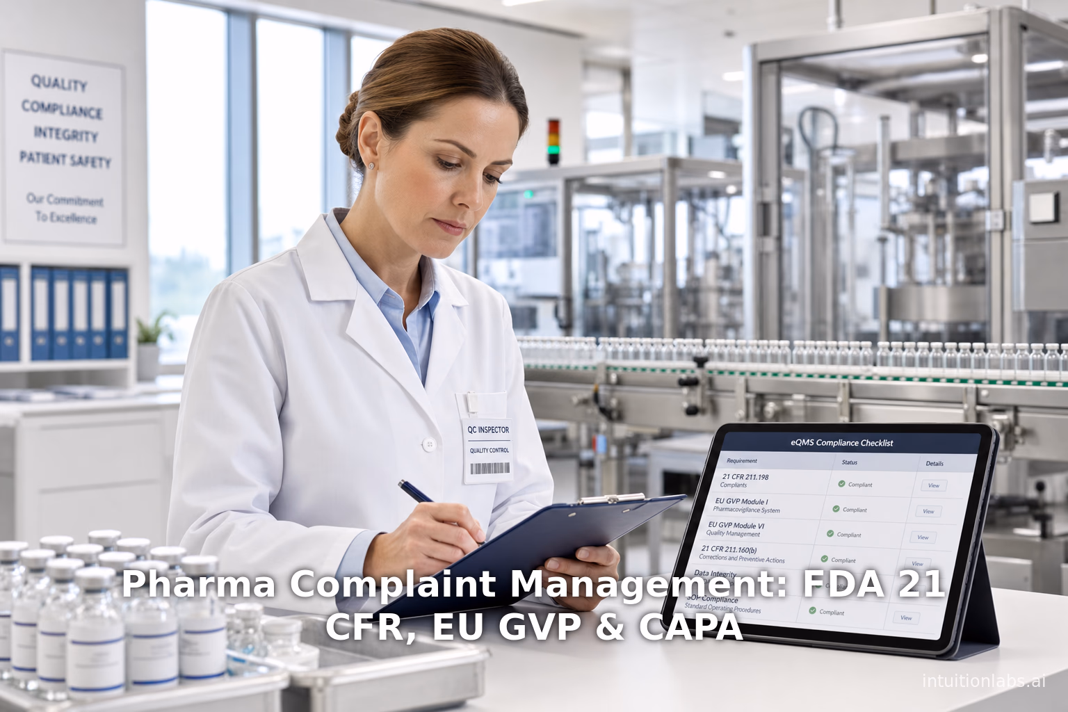 Pharma Complaint Management: FDA 21 CFR, EU GVP & CAPA