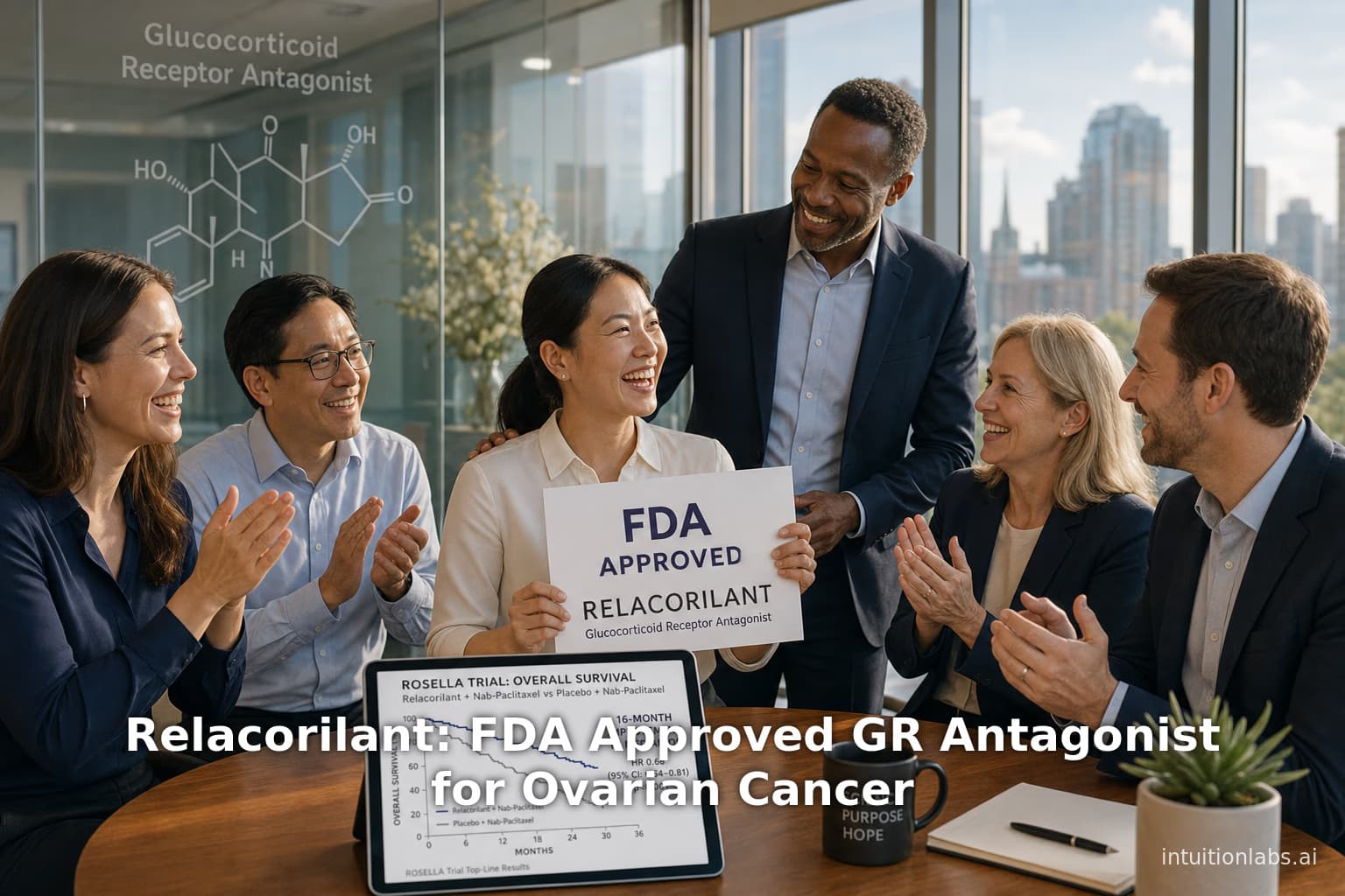 Relacorilant: FDA Approved GR Antagonist for Ovarian Cancer