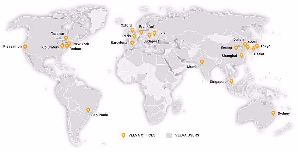 Global Ecosystem of Veeva Consulting and Professional Services Partners