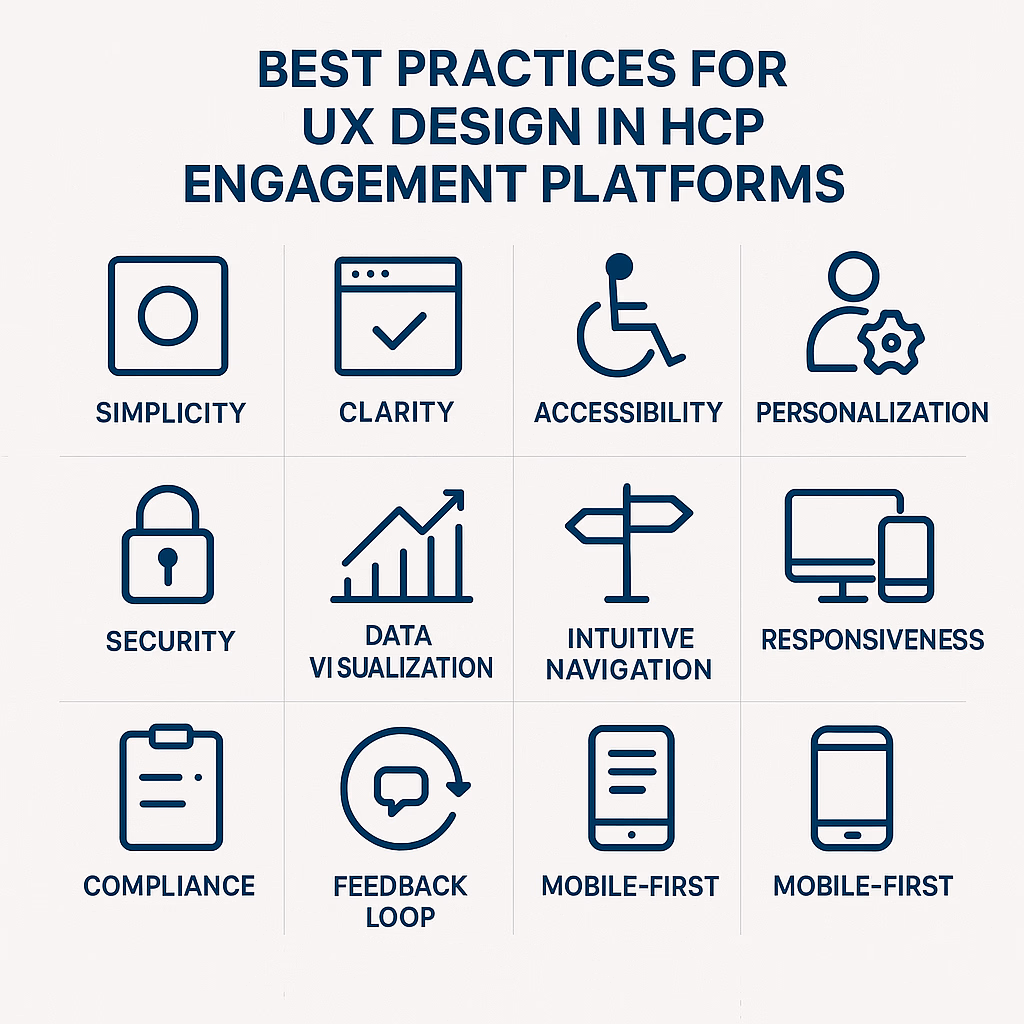 UX Best Practices for HCP Engagement Platforms