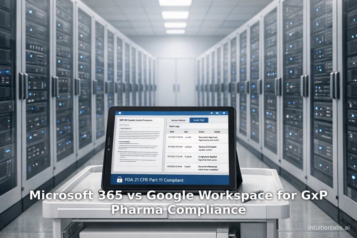 Microsoft 365 vs Google Workspace for GxP Pharma Compliance | IntuitionLabs