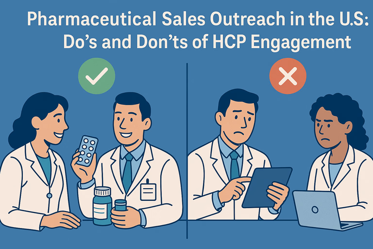 Pharmaceutical Sales Outreach in the U.S.: Do's and Don'ts of HCP Engagement