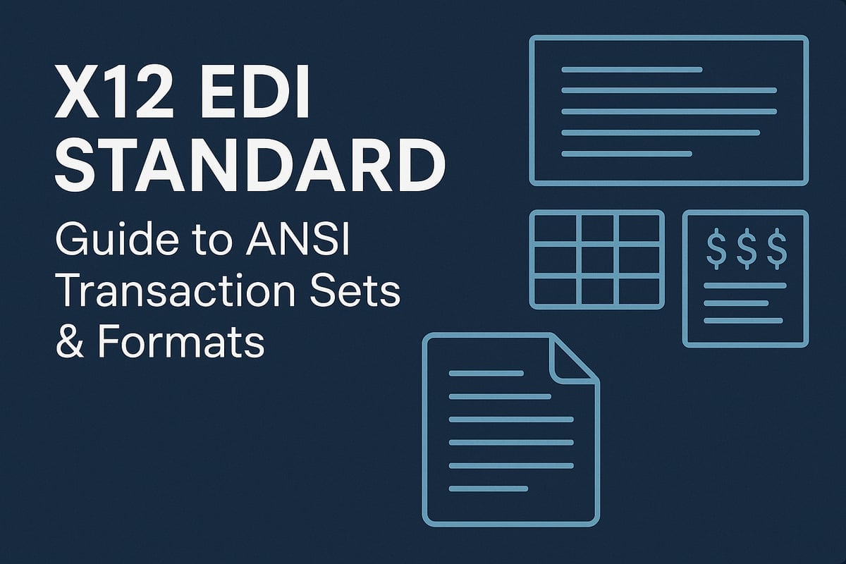 X12 EDI Standard: Guide to ANSI Transaction Sets & Formats | IntuitionLabs